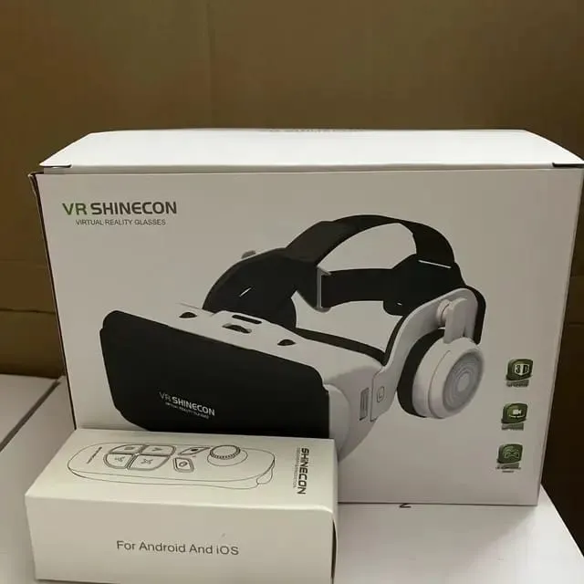 3D VR glasses Box with Remote control virtual reality 3D VR Headset for Smartphone S4463310