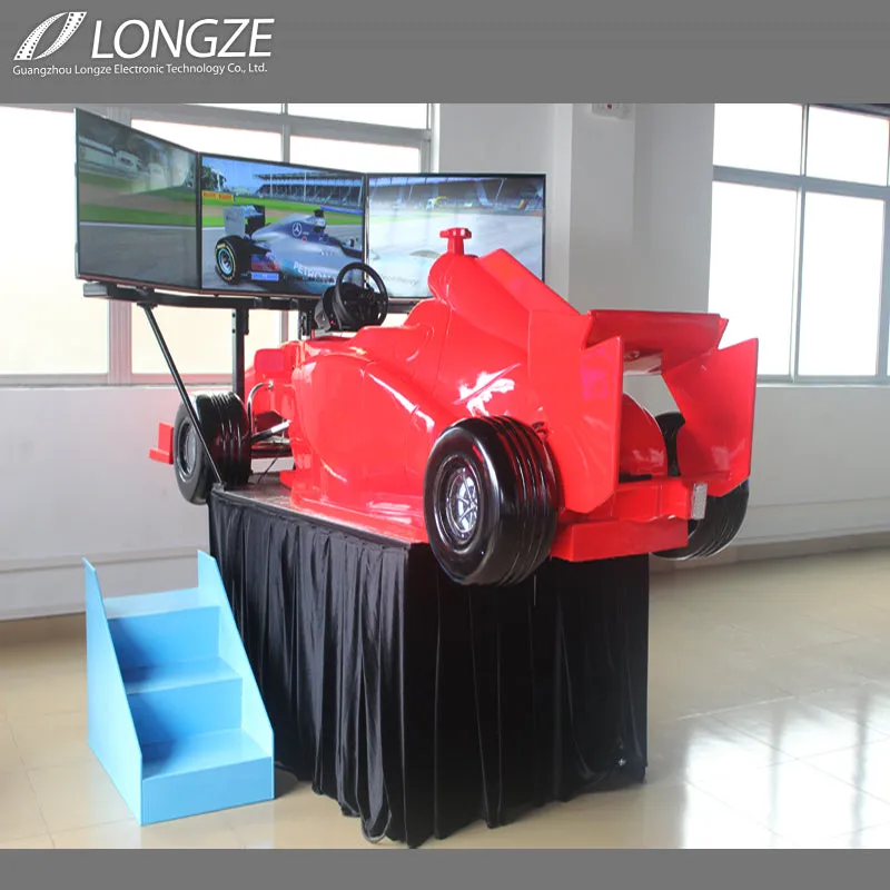 Amazing High Technology Earn Money 3 Large Screens F1 Car Driving Game Machine Simulator, View car driving simulator, LONGZE Product Details from Guangzhou Longze Electronic Technology Co., Ltd. on Alibaba.com