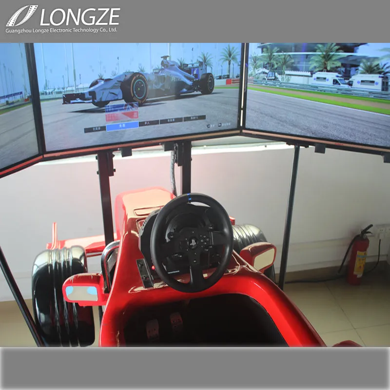 Amazing High Technology Earn Money 3 Large Screens F1 Car Driving Game Machine Simulator, View car driving simulator, LONGZE Product Details from Guangzhou Longze Electronic Technology Co., Ltd. on Alibaba.com