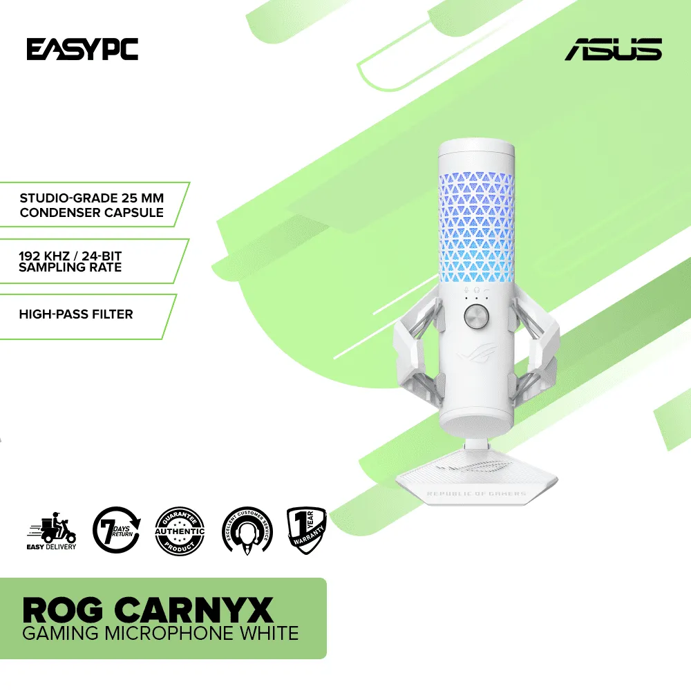 Asus ROG Carnyx Gaming Microphone White