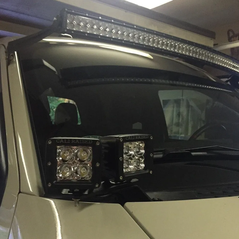 Cali Raised LED Ditch Light Bracket Extensions