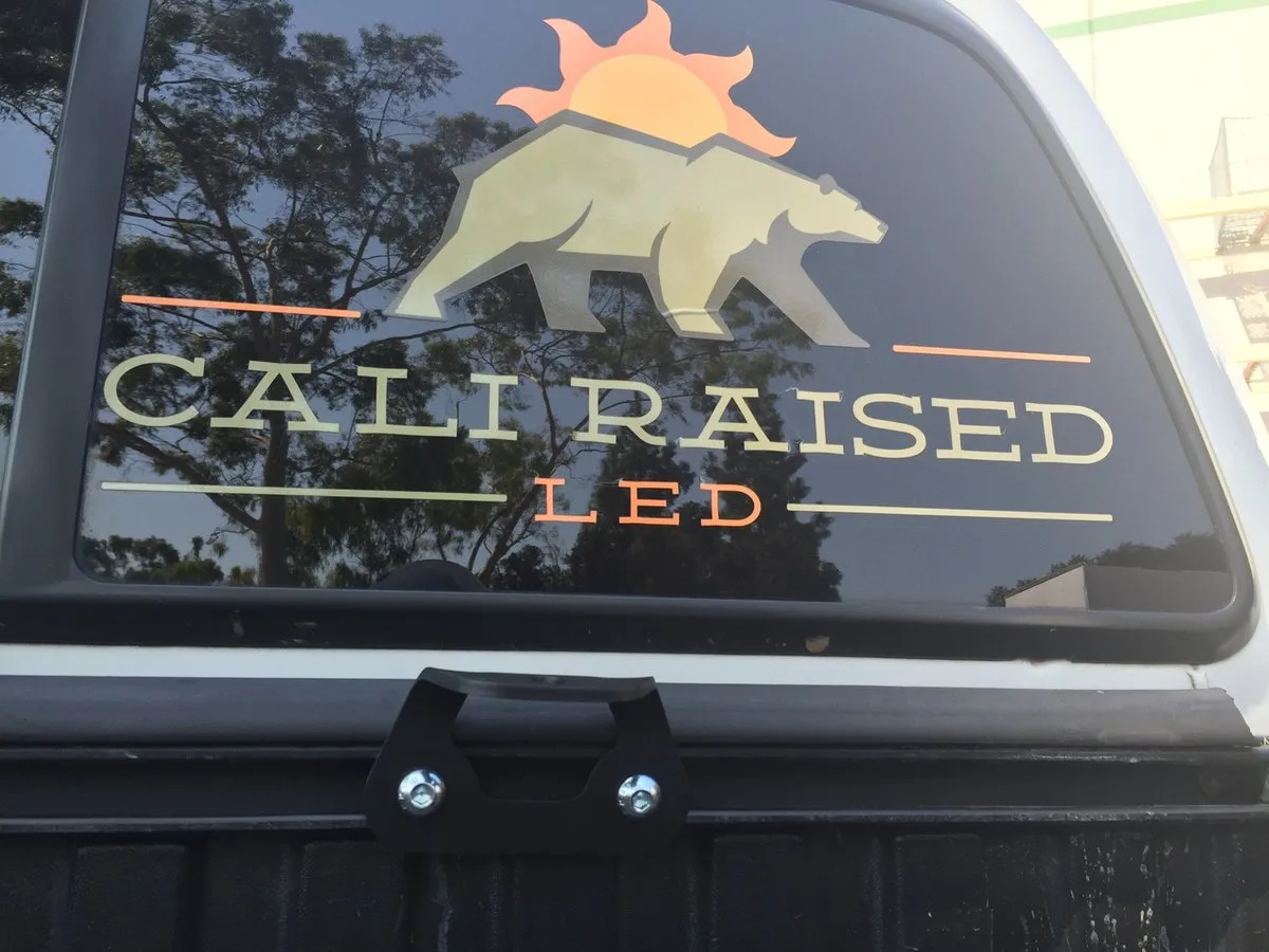 Cali Raised LED Toyota Truck Bed Rail LED Pod Brackets Kit