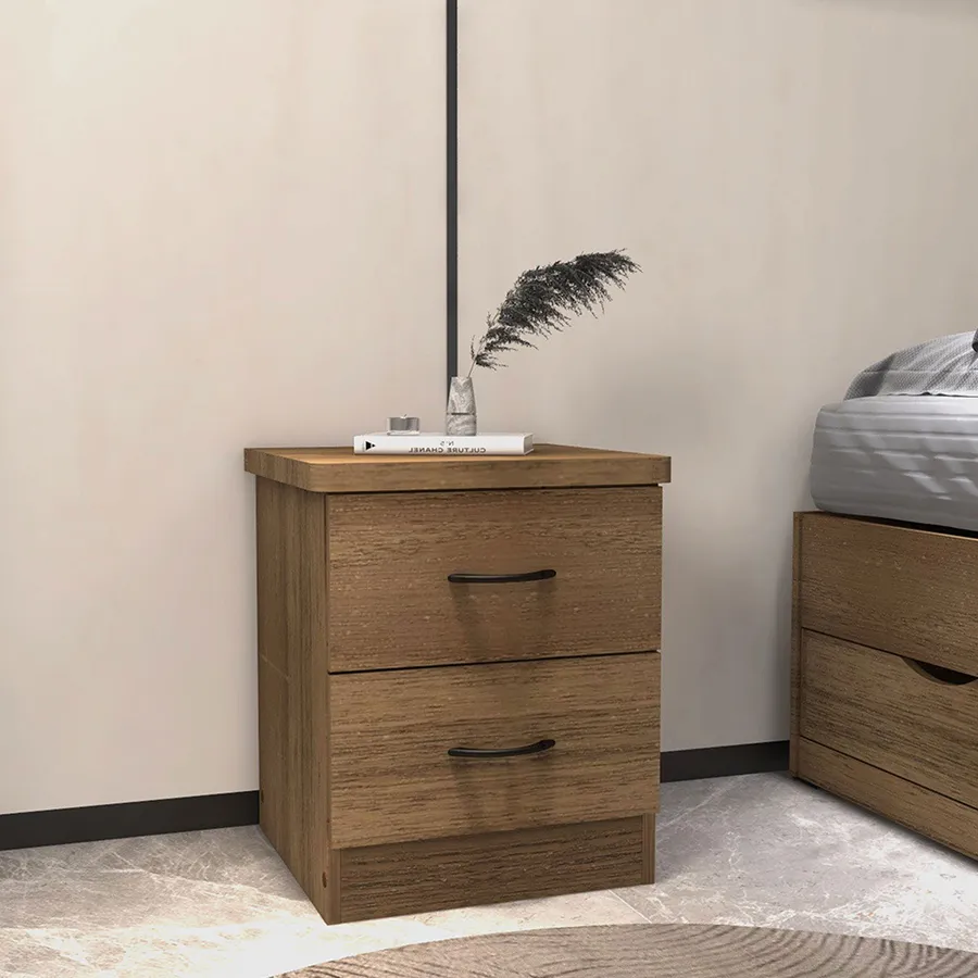 Geraine 2 Drawer Nightstand