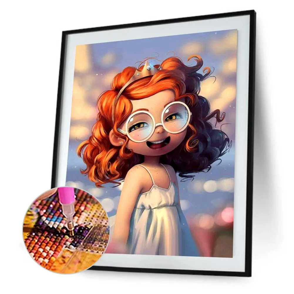 Girl Full Drill 5D DIY Diamond Painting - 30x40CM