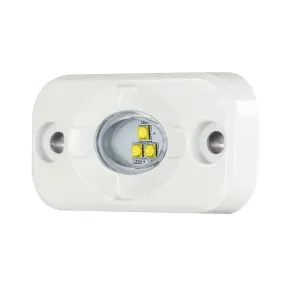 HEISE Marine Auxiliary Accent Lighting Pod - 1.5" x 3" - White/White [HE-ML1]