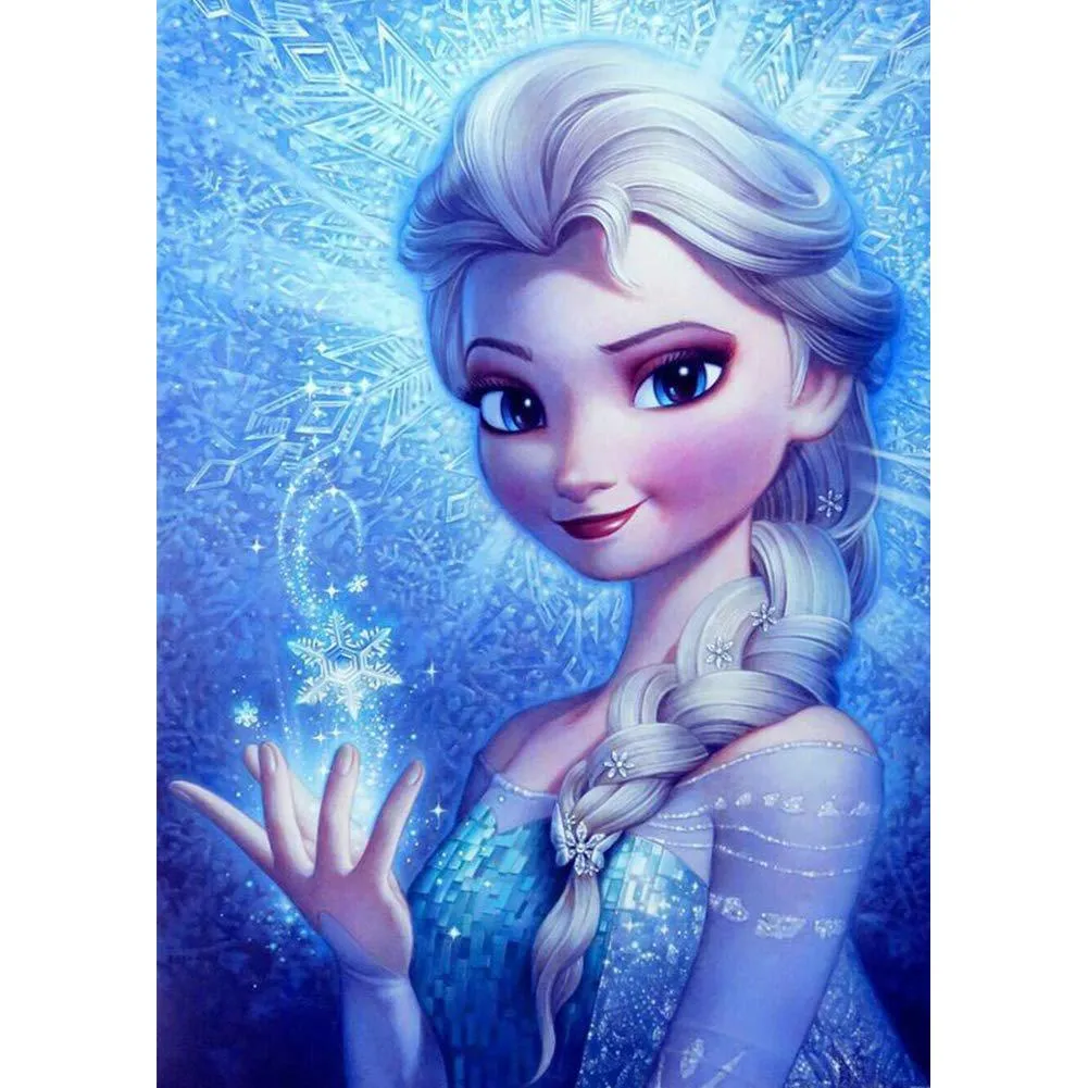 Ice Princess - Full Round Diamond - 30x40CM