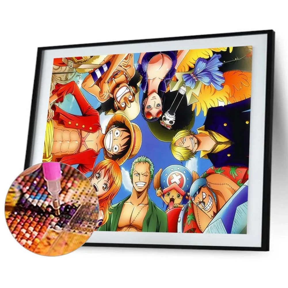 One Piece  - Full Round Diamond - 40x50CM