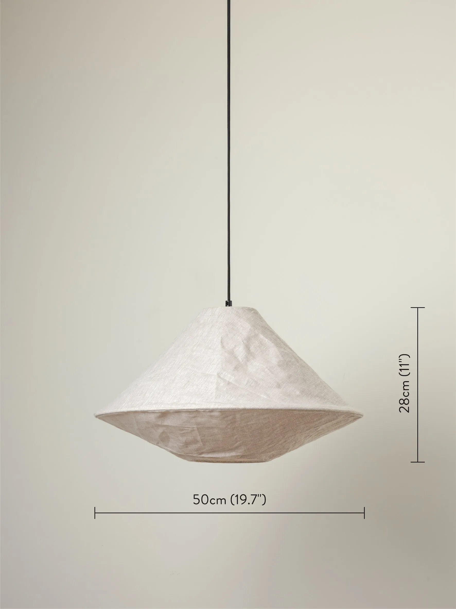 Siya - collapsible linen shade