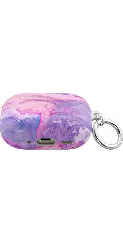 Tie Dying Over You | Purple Marble AirPods Case